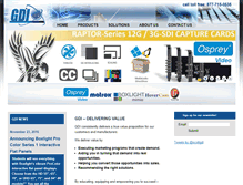 Tablet Screenshot of gdius.com